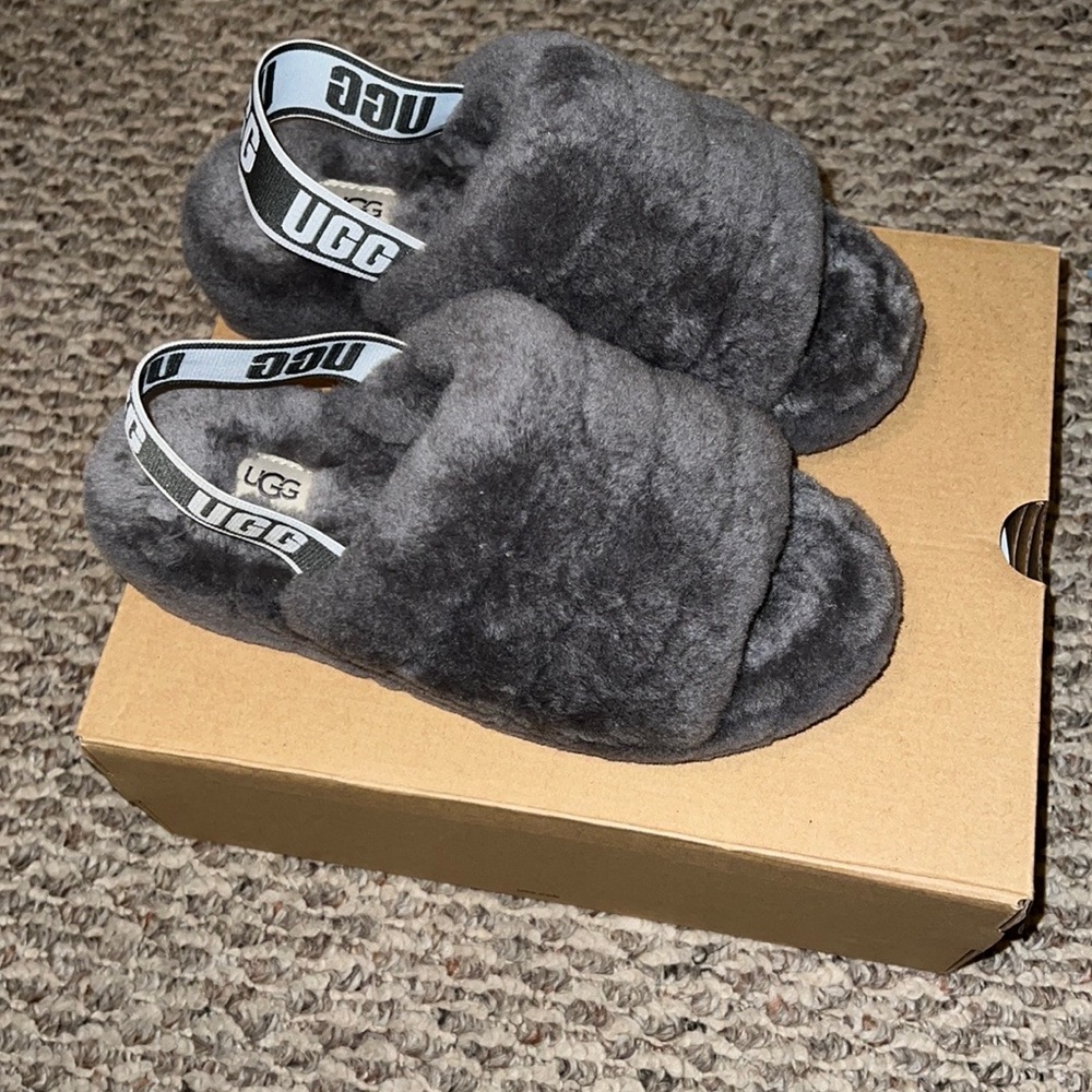 Fluff Yeah Ugg Slides - image 1